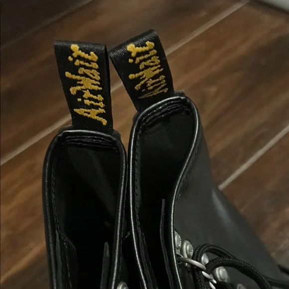Dr. Martens Black Combat Boots - Picture 5 of 5